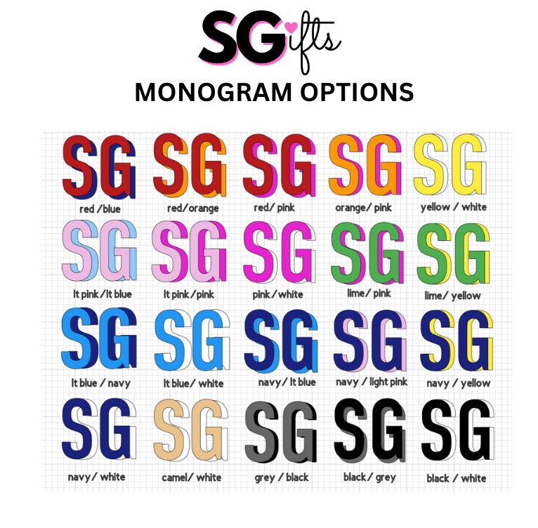 Personalized 5" x 7" clear acrylic magnetic frame with your monogram