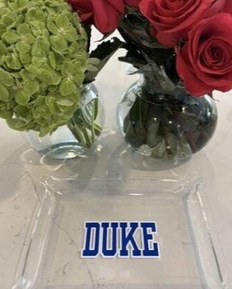 Personalized 6" x 8" acrylic Pinch Tray with your college