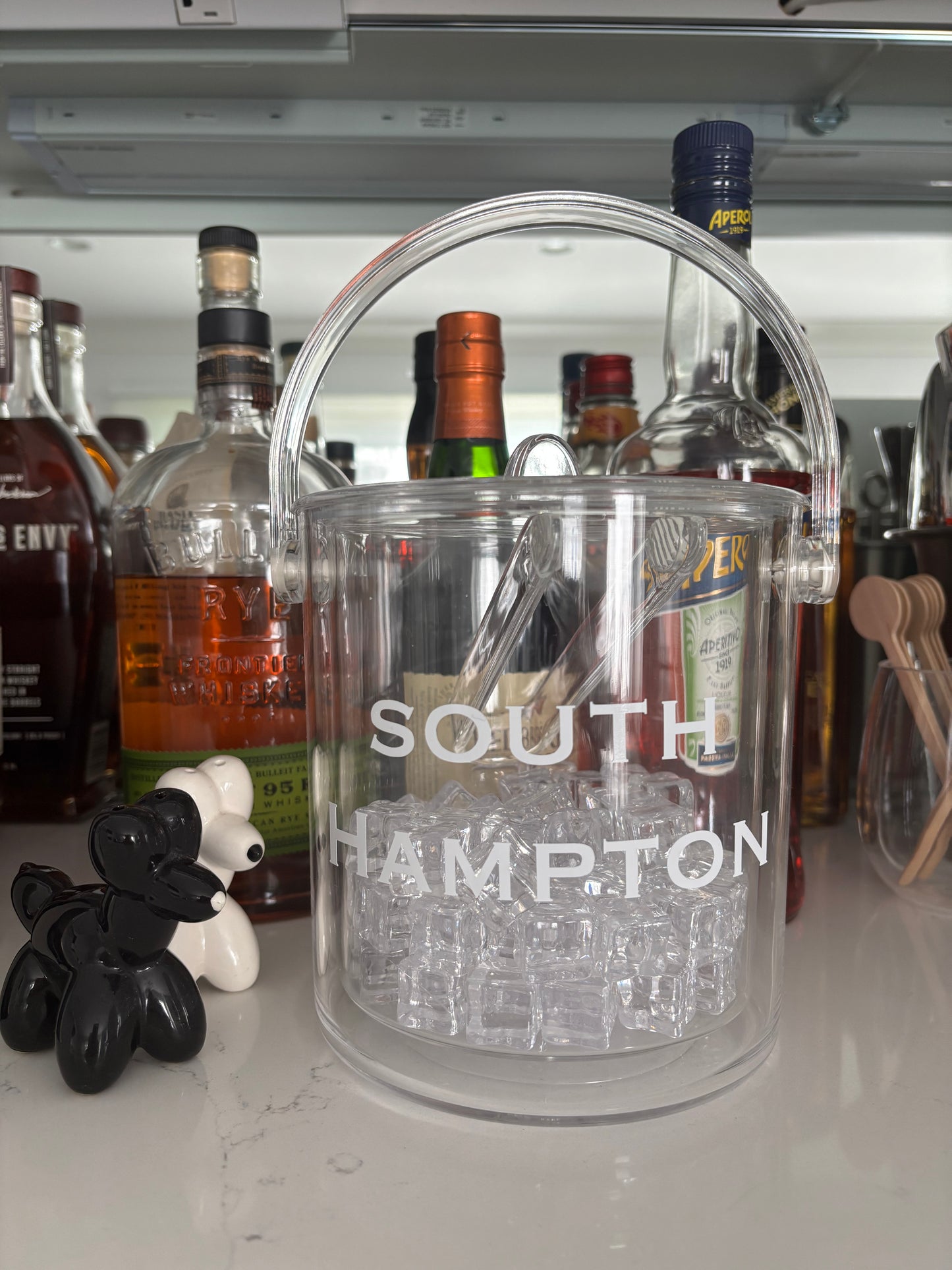 Personalized acrylic 1 1/2 qt ice bucket