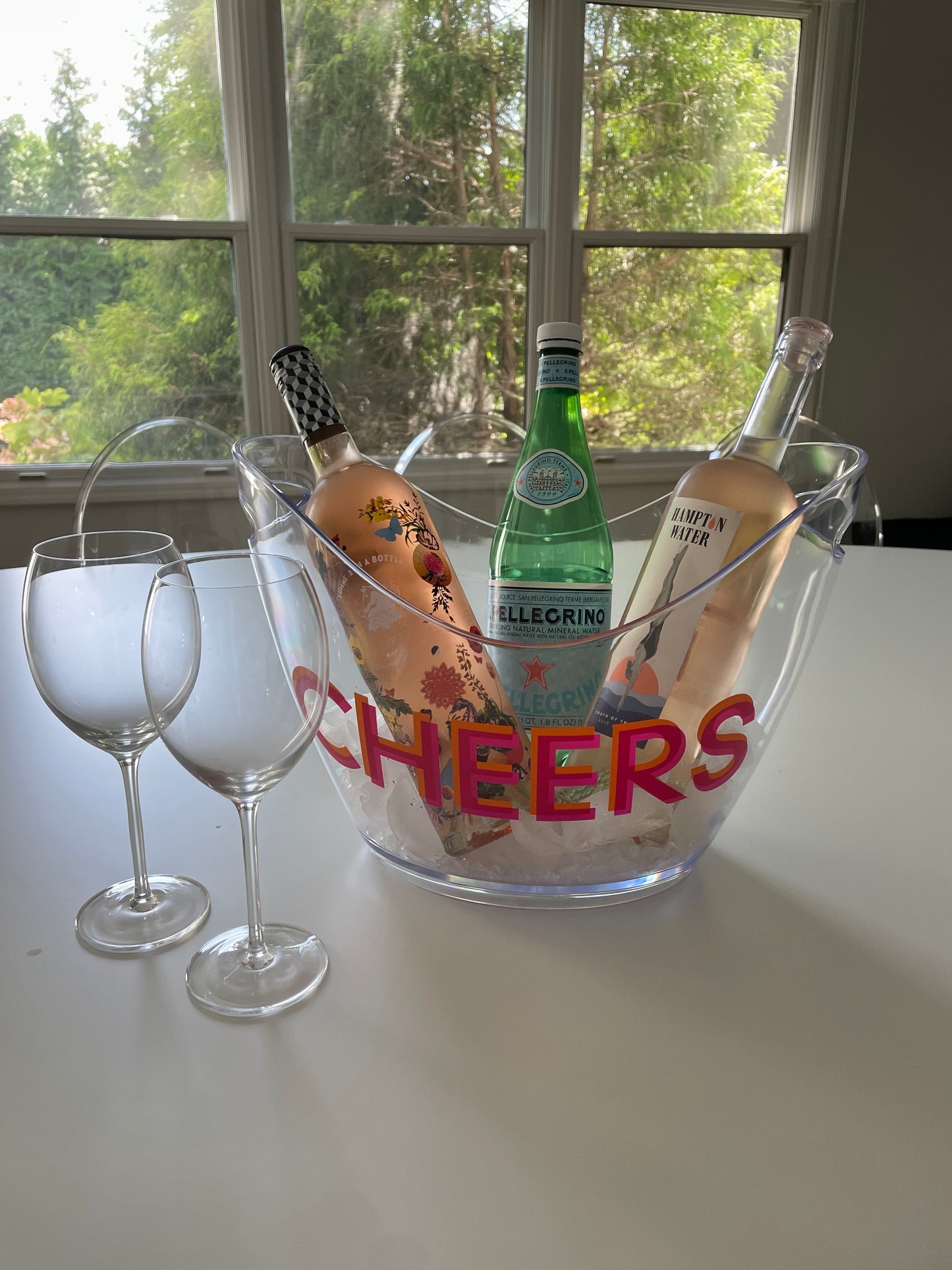 acrylic large 8 L ice bucket - CHEERS