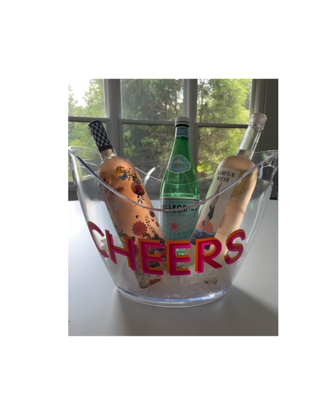 acrylic large 8 L ice bucket - CHEERS