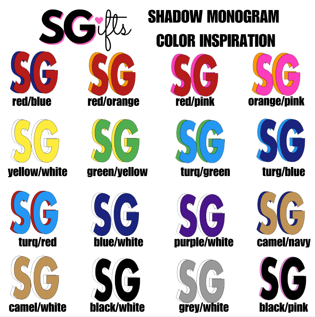 personalized tape dispenser acrylic- one letter monogram