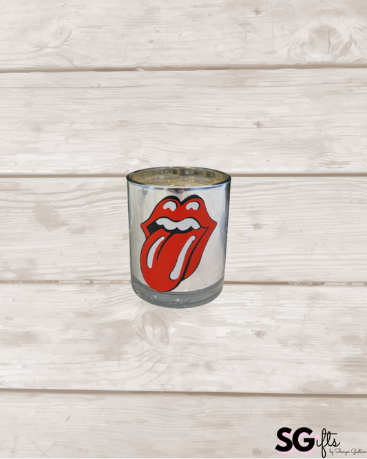 Personalized candle - Mystic birchwood - 7.8 ounce - Rolling Stone logo