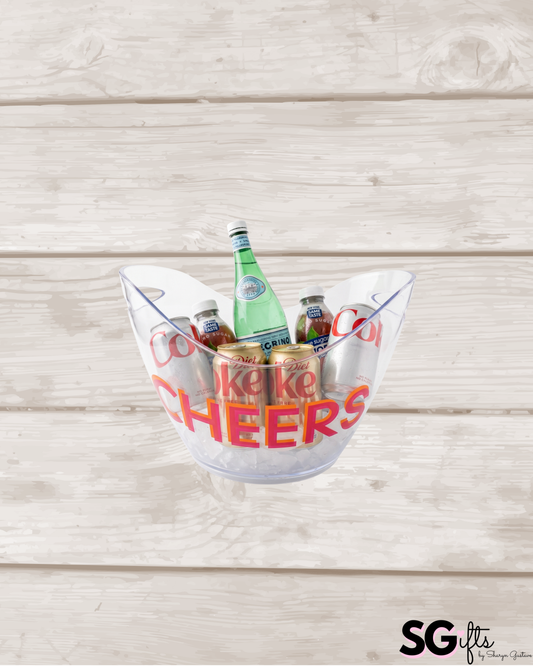 Acrylic large 8 L ice bucket - CHEERS