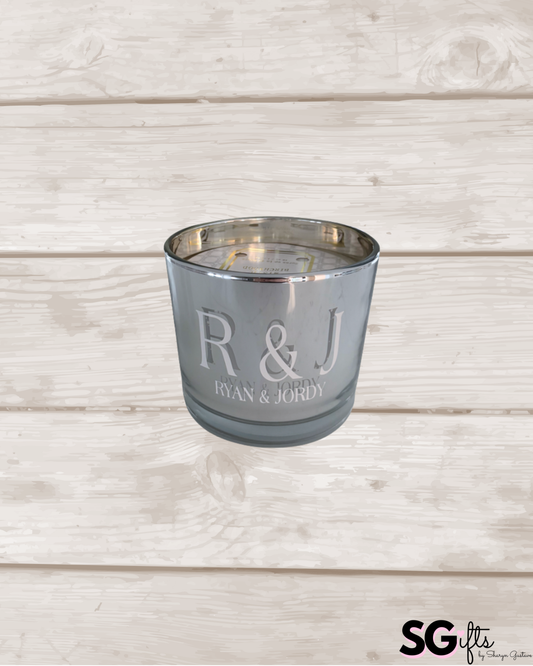 Personalized candle - mystic birchwood - 40 ounce