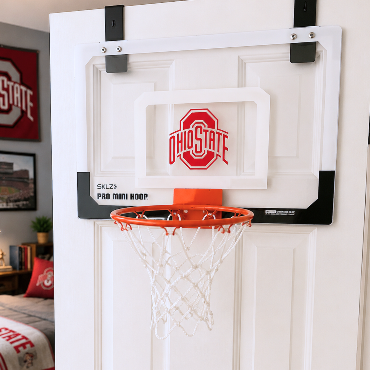 Personalized acrylic basketball net and ball