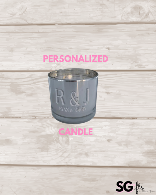 Personalized candle - mystic birchwood - 40 ounce