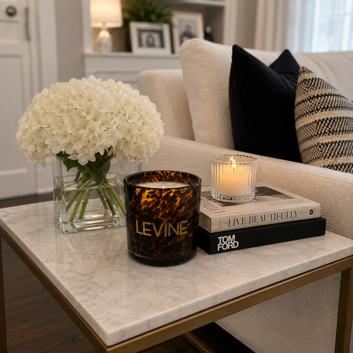 14 ounce personalized candle-tortoise