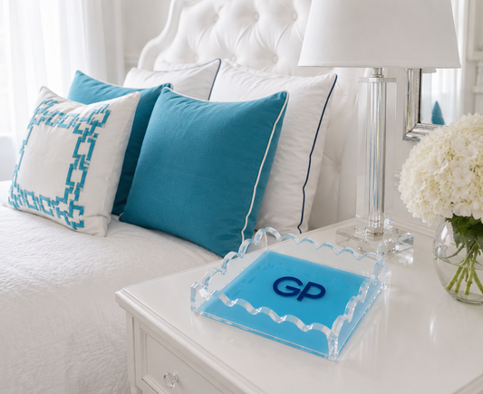 8” x 8” personalized colored acrylic tray