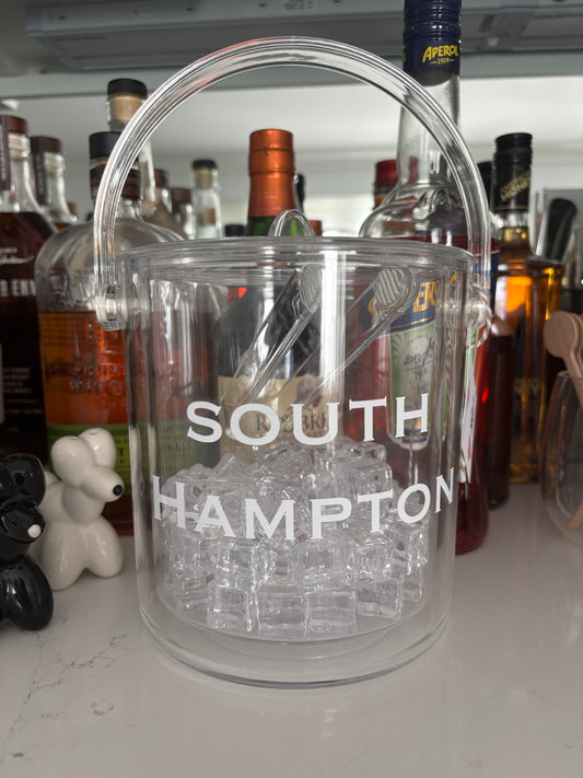 Personalized acrylic 1 1/2 qt ice bucket