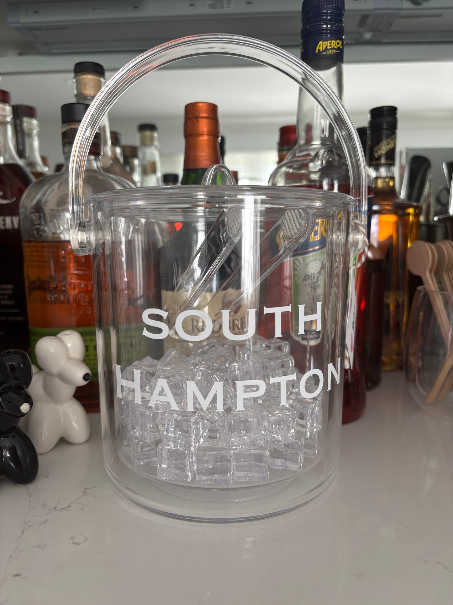 Personalized acrylic 1 1/2 qt ice bucket