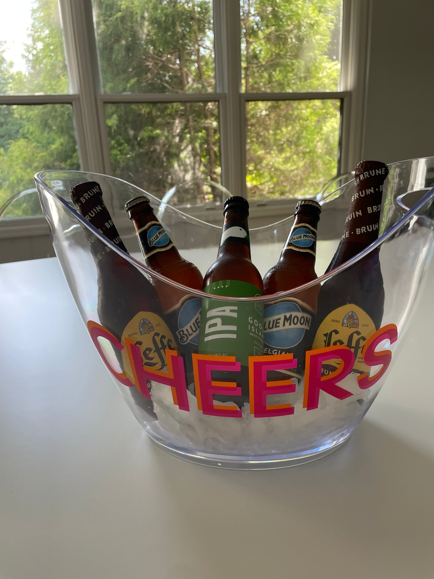 acrylic large 8 L ice bucket - CHEERS