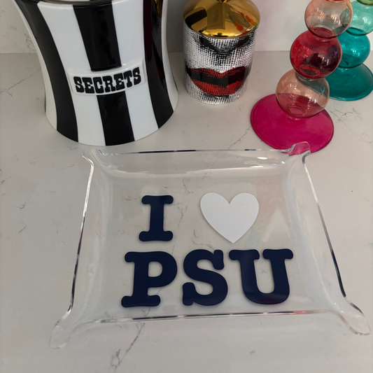 i heart my College 6" x 8" acrylic Pinch Tray - Penn State