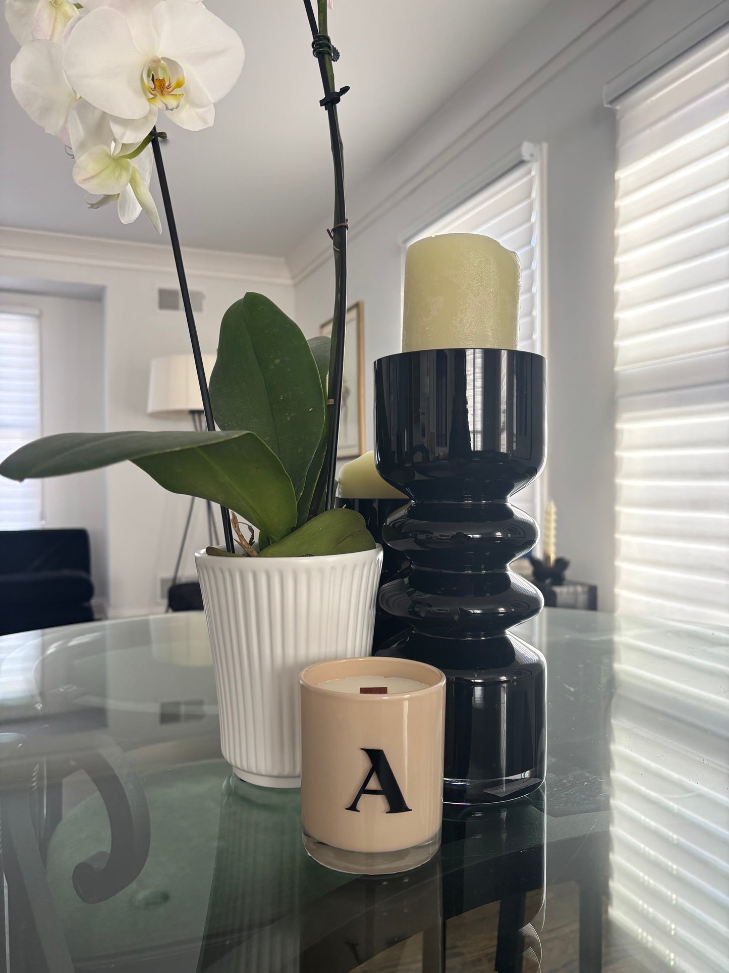 Personalized candle - bourbon amber - 7.8 ounce