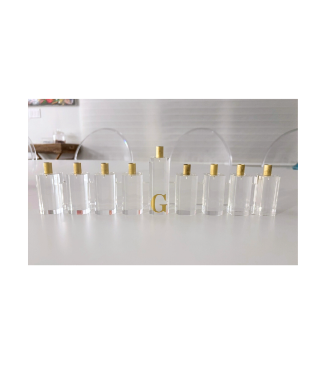 Personalized rounded acrylic menorah (candles are not included)