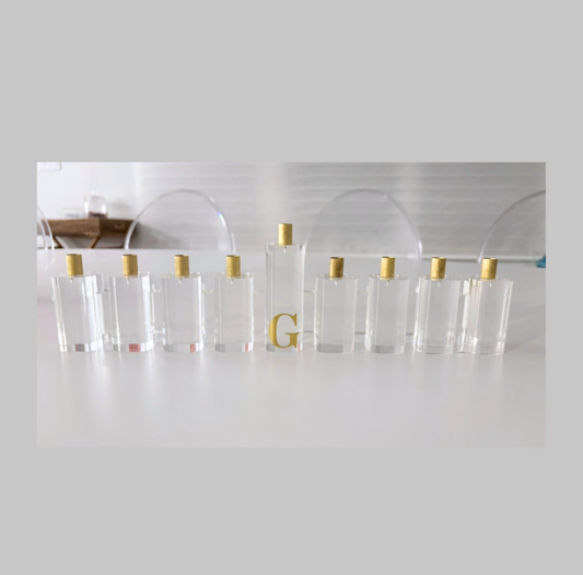 Personalized rounded acrylic menorah (candles are not included)