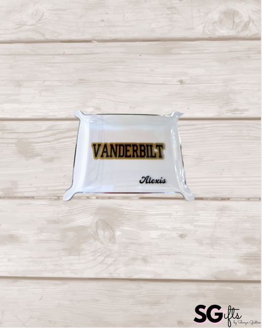 Personalized 6" x 8" acrylic Pinch Tray - Wake Forest