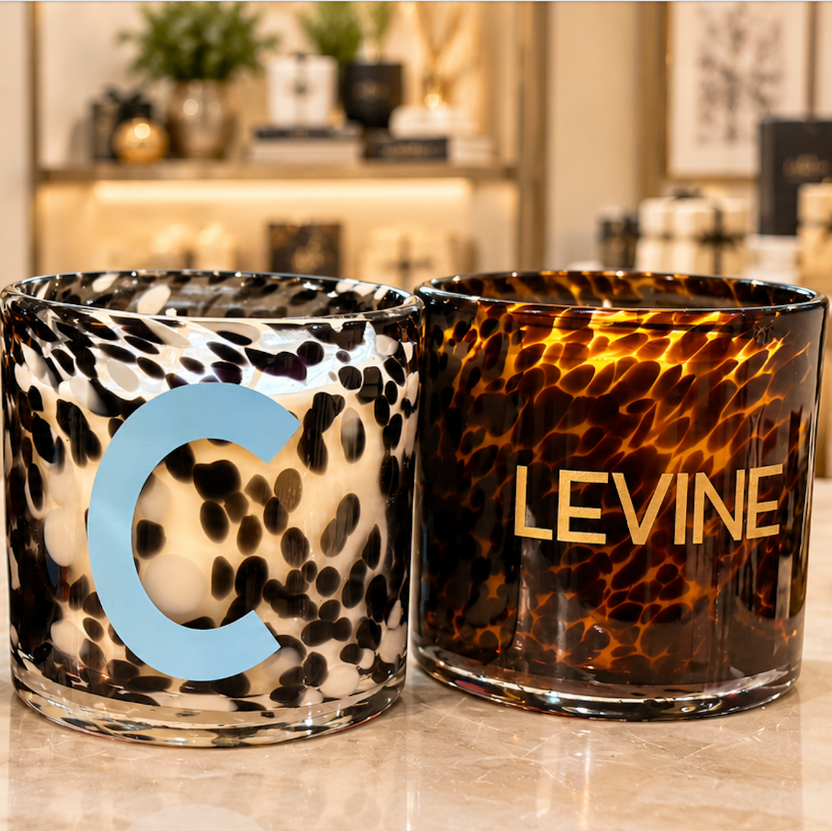 14 ounce personalized candle-tortoise