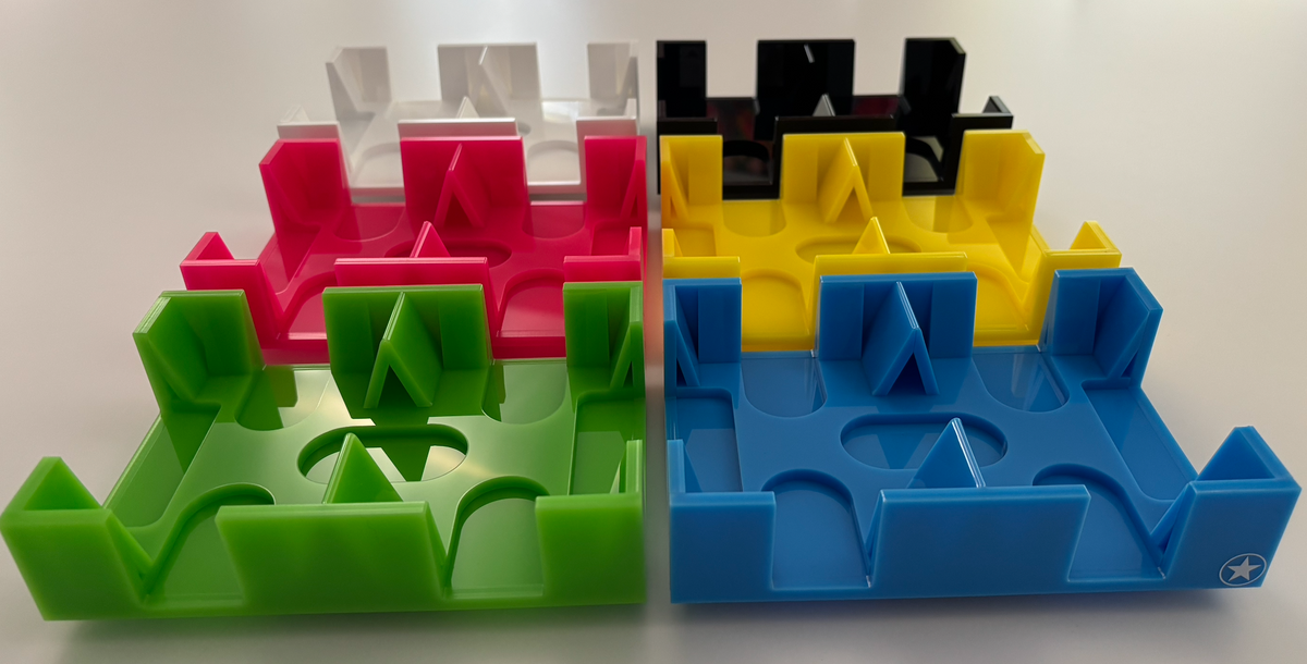 Canastasets.com acrylic card spinner - can be personalized