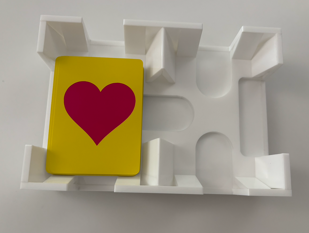 Canastasets.com acrylic card spinner - can be personalized