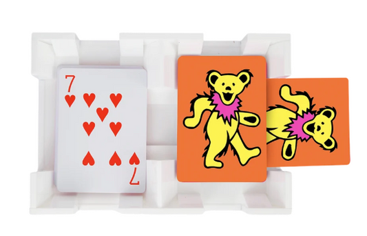 Canastasets.com acrylic card spinner - can be personalized