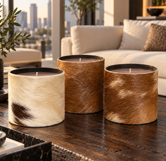pony hair candle - medium