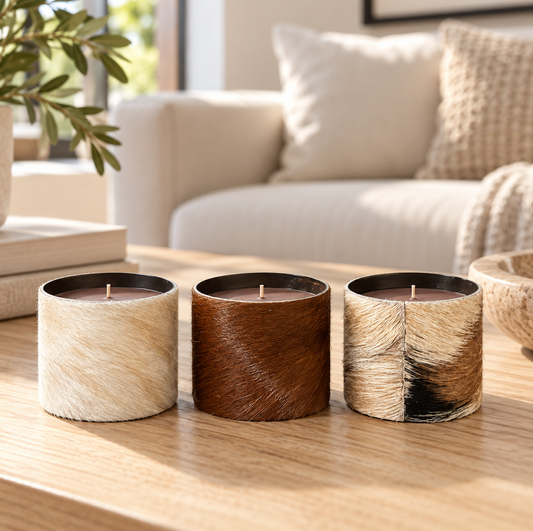 pony hair candle - small