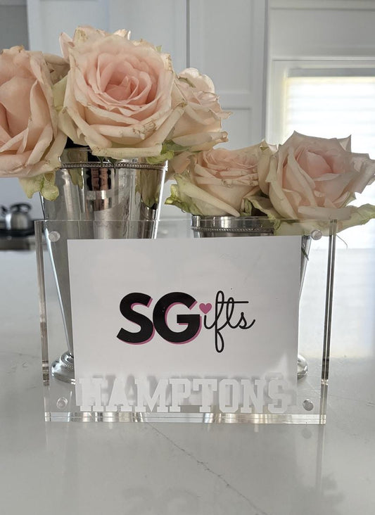 Personalized thick acrylic magnetic frame- 4" x 6"