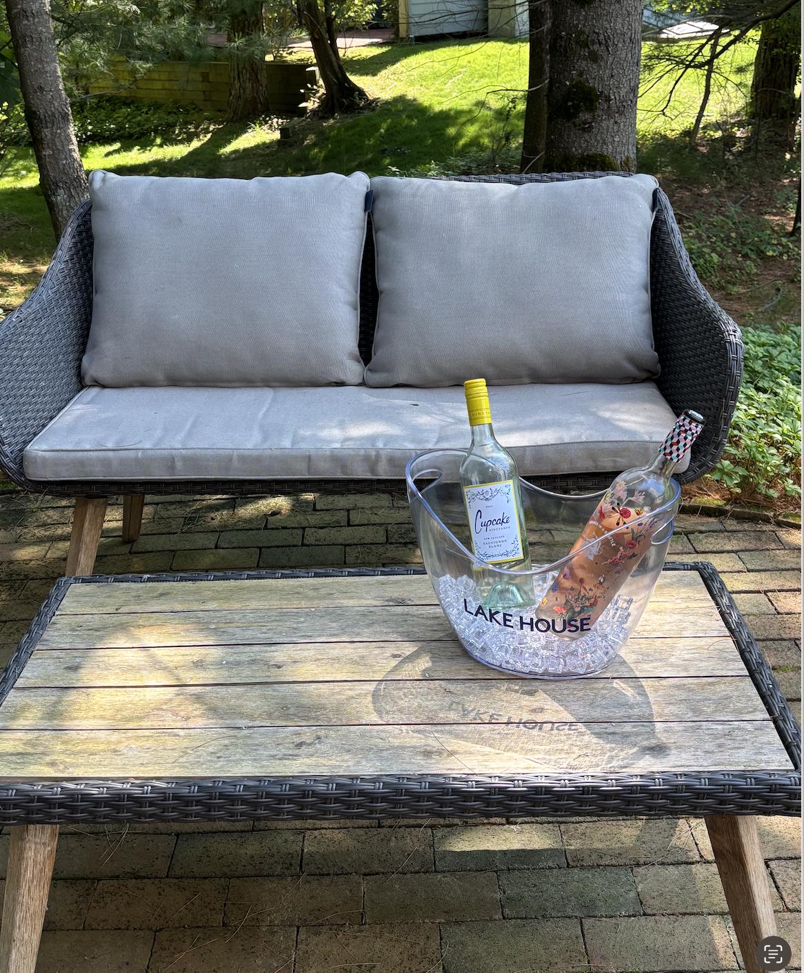 Personalized acrylic 8 L ice bucket - Lake House