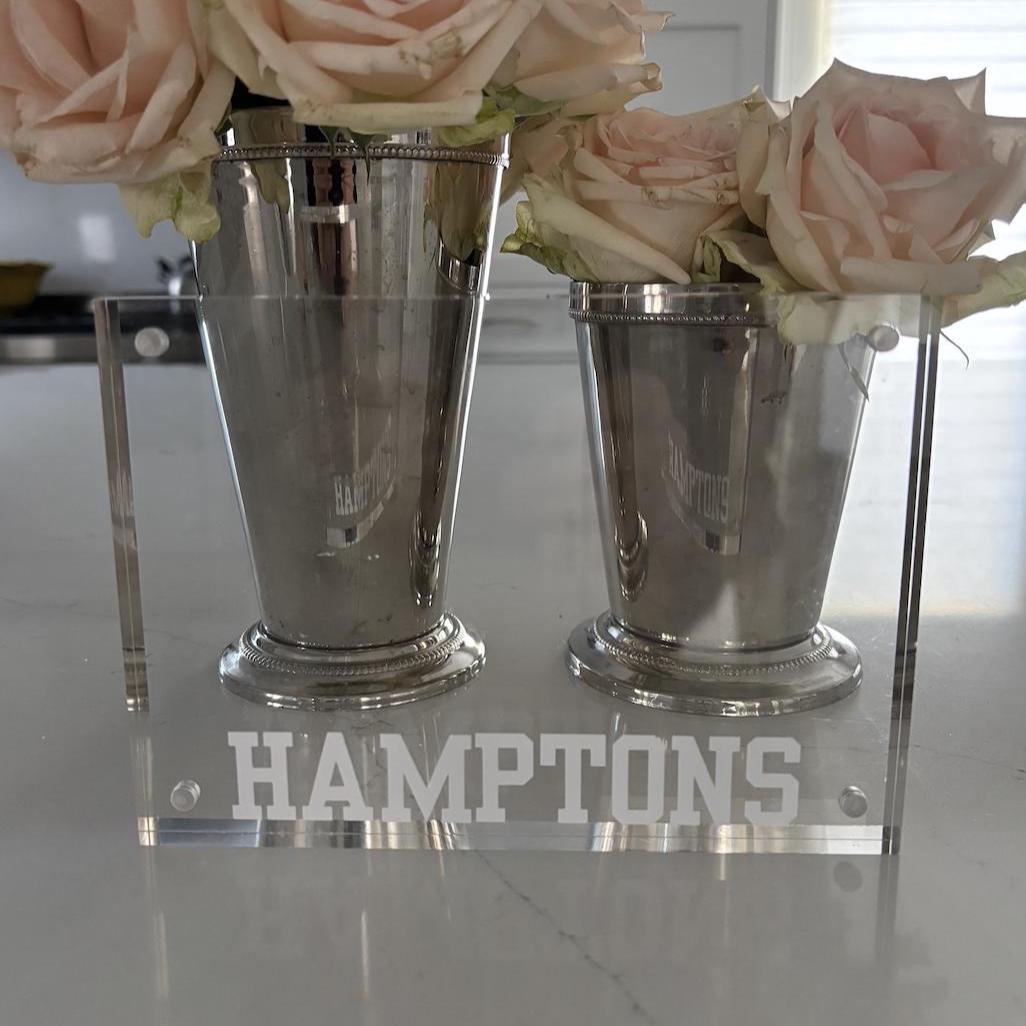 Personalized thick acrylic magnetic frame- 4" x 6"