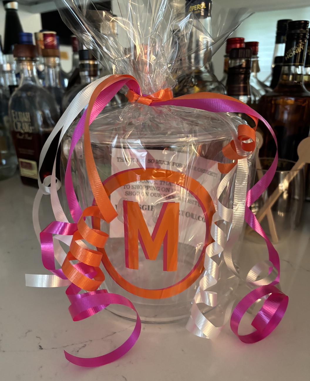 Personalized acrylic 1 1/2 quart ice bucket