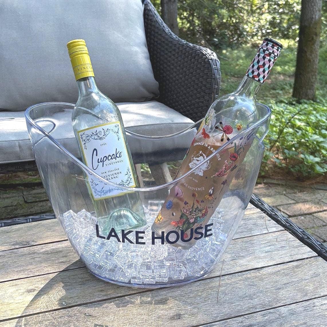 Personalized acrylic 8 L ice bucket - Lake House